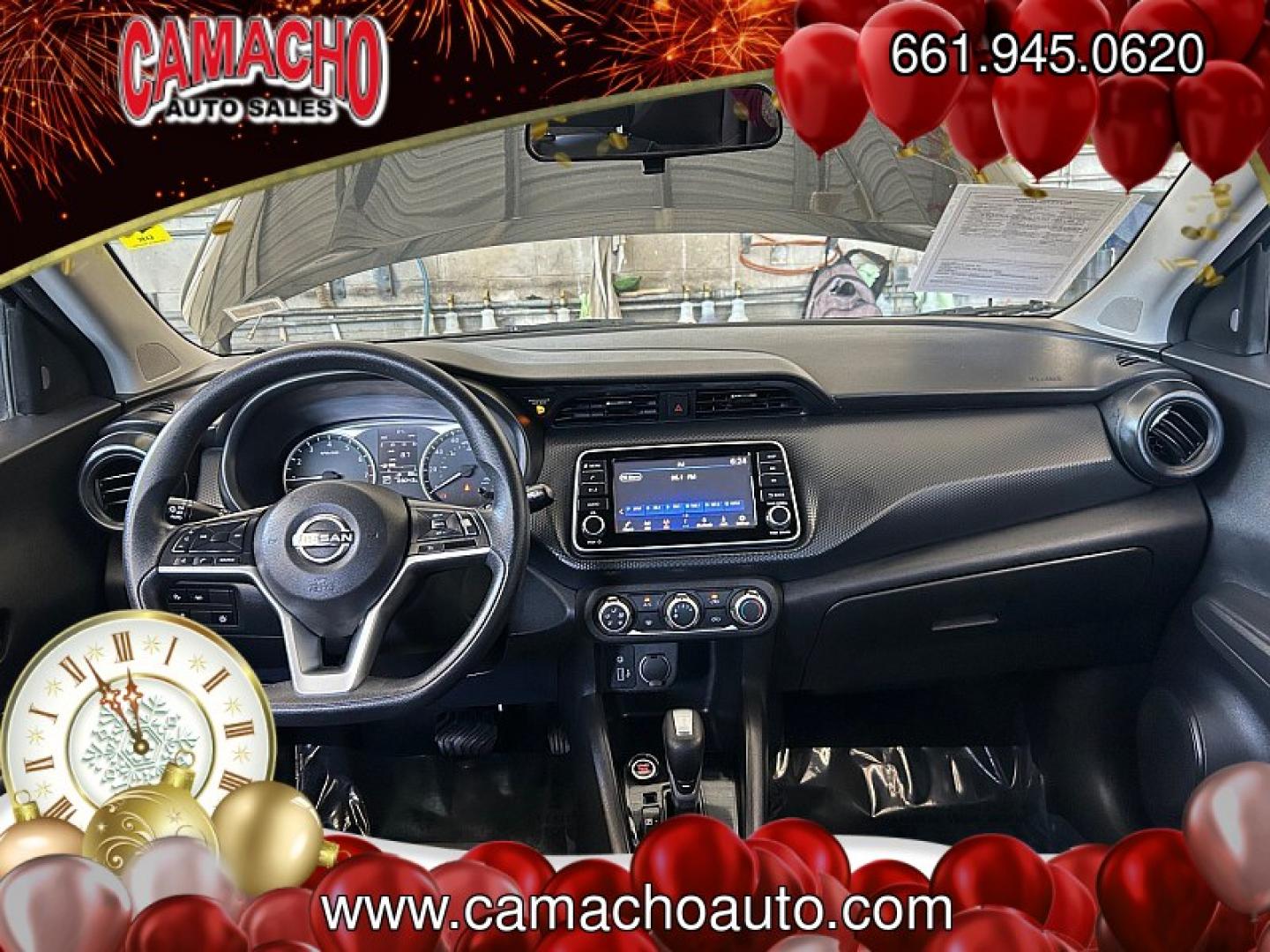 2022 Black Nissan Kicks (3N1CP5BV9NL) with an 4-Cyl 1.6 Liter engine, Automatic CVT w/Xtronic transmission, located at 412 Auto Vista Drive, Palmdale, CA, 93551, (661) 945-0620, 34.592636, -118.136681- Photo#23