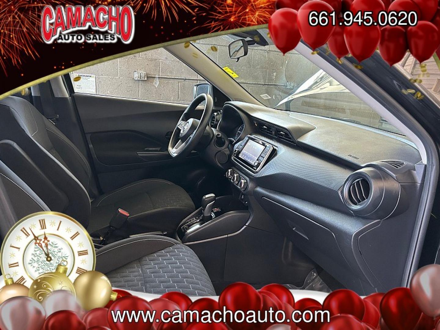 2022 Black Nissan Kicks (3N1CP5BV9NL) with an 4-Cyl 1.6 Liter engine, Automatic CVT w/Xtronic transmission, located at 412 Auto Vista Drive, Palmdale, CA, 93551, (661) 945-0620, 34.592636, -118.136681- Photo#27