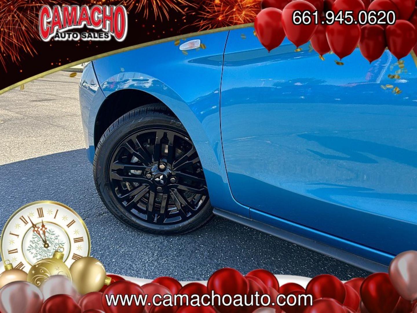 2022 BLUE Mitsubishi Mirage G4 (ML32FUFJ4NH) with an 3-Cyl 1.2 Liter engine, Automatic CVT transmission, located at 412 Auto Vista Drive, Palmdale, CA, 93551, (661) 945-0620, 34.592636, -118.136681- Photo#7