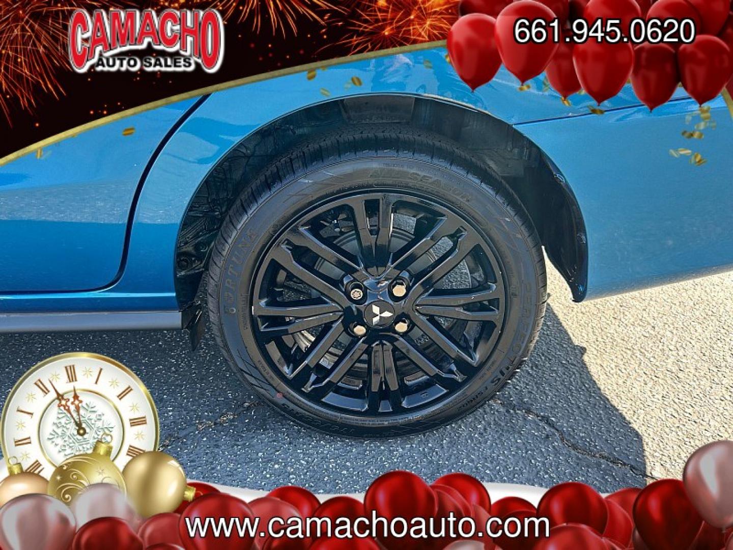 2022 BLUE Mitsubishi Mirage G4 (ML32FUFJ4NH) with an 3-Cyl 1.2 Liter engine, Automatic CVT transmission, located at 412 Auto Vista Drive, Palmdale, CA, 93551, (661) 945-0620, 34.592636, -118.136681- Photo#14