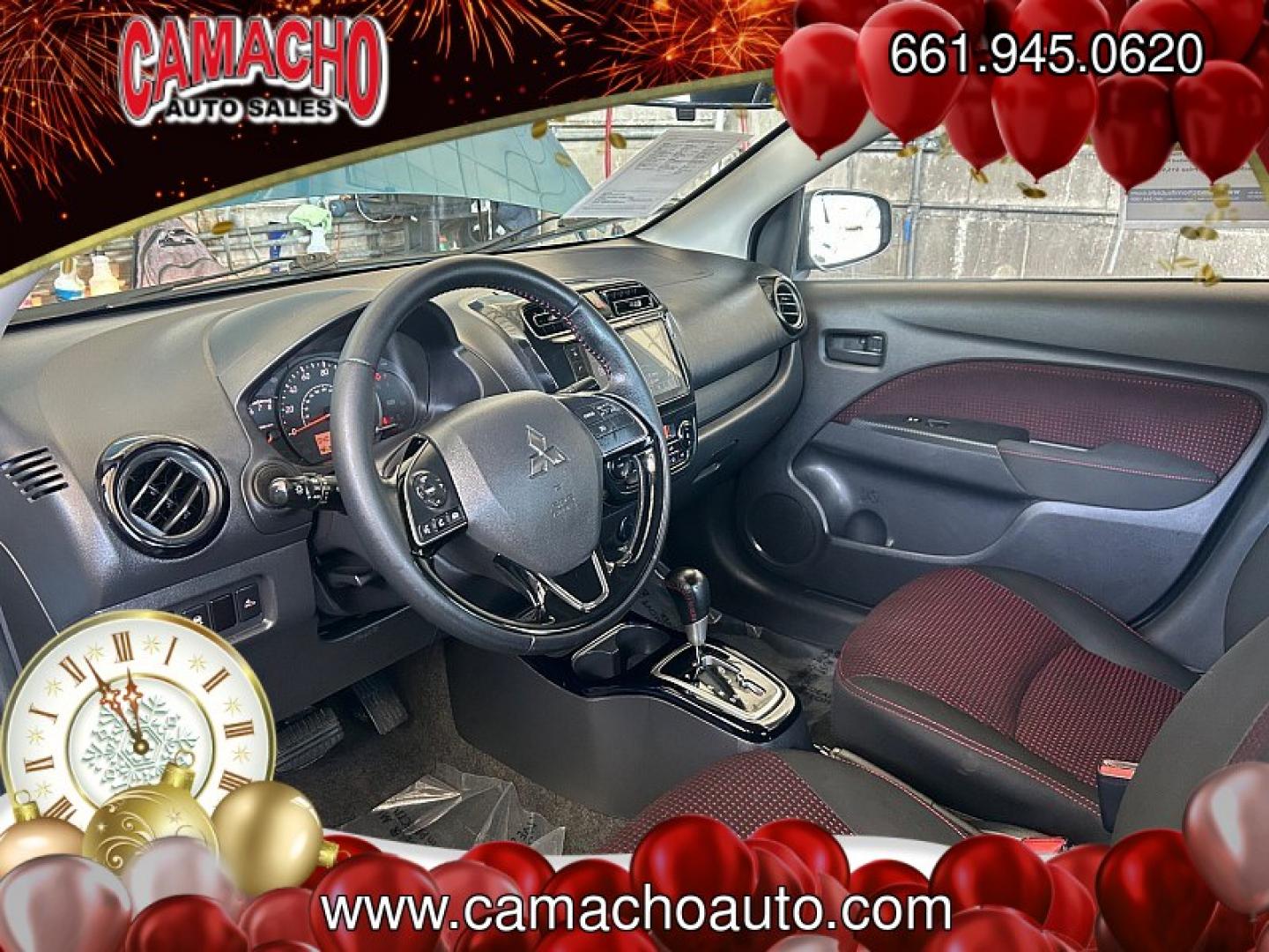 2022 BLUE Mitsubishi Mirage G4 (ML32FUFJ4NH) with an 3-Cyl 1.2 Liter engine, Automatic CVT transmission, located at 412 Auto Vista Drive, Palmdale, CA, 93551, (661) 945-0620, 34.592636, -118.136681- Photo#18