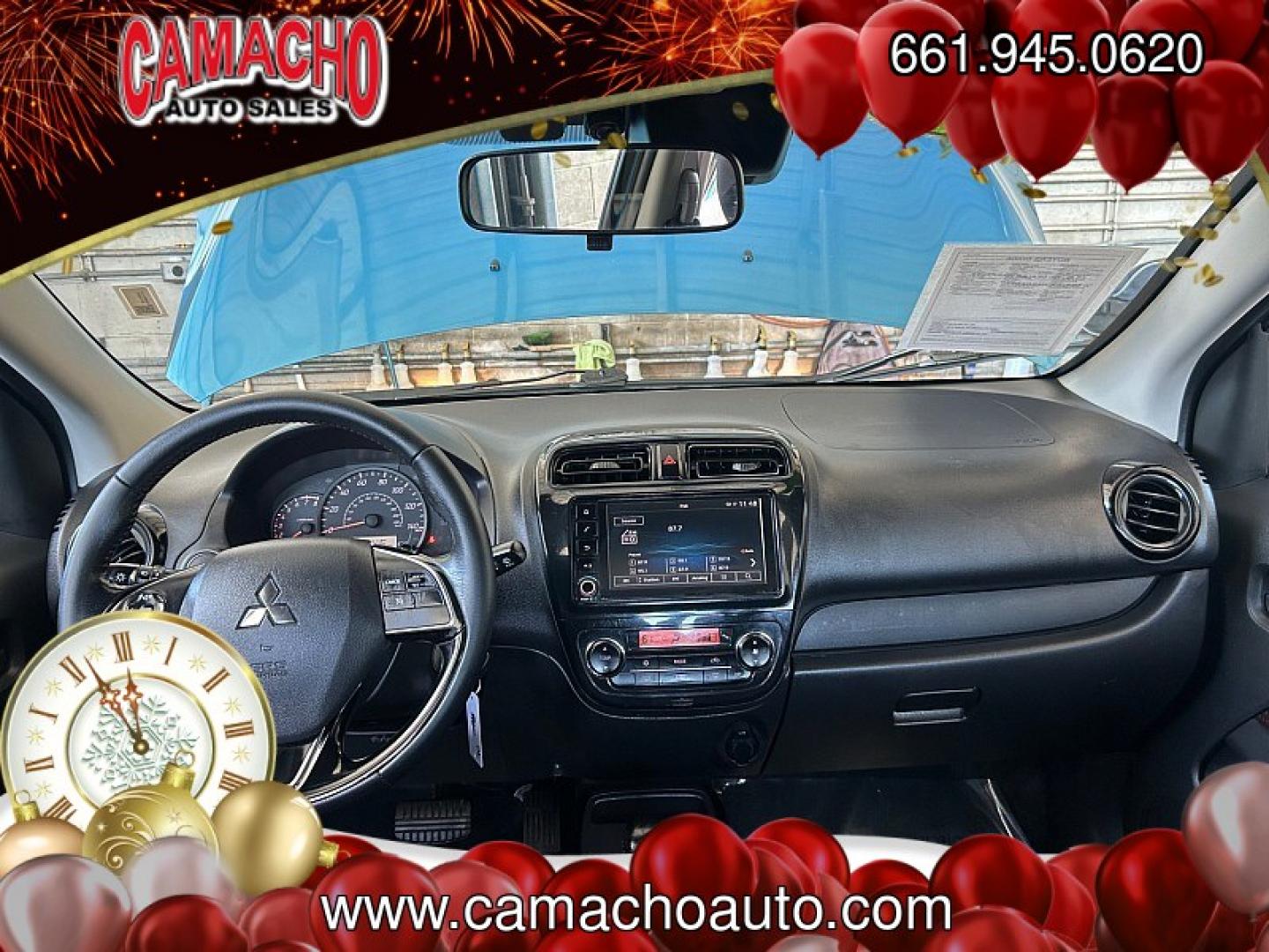 2022 BLUE Mitsubishi Mirage G4 (ML32FUFJ4NH) with an 3-Cyl 1.2 Liter engine, Automatic CVT transmission, located at 412 Auto Vista Drive, Palmdale, CA, 93551, (661) 945-0620, 34.592636, -118.136681- Photo#19