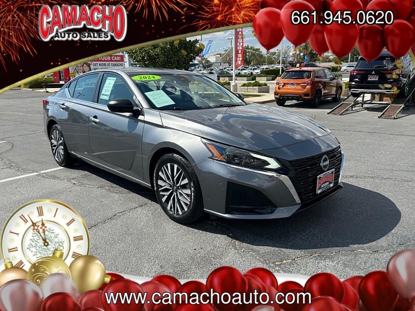 2024 GRAY Nissan Altima (1N4BL4DV2RN) with an 4-Cyl 2.5 Liter engine, Automatic Xtronic CVT transmission, located at 412 Auto Vista Drive, Palmdale, CA, 93551, (661) 945-0620, 34.592636, -118.136681- Photo#0