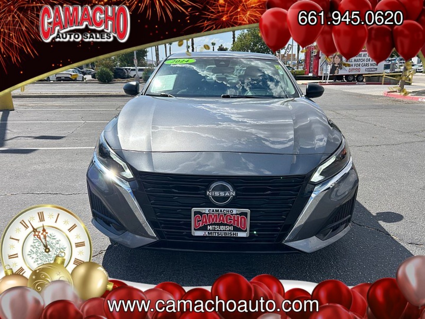 2024 GRAY Nissan Altima (1N4BL4DV2RN) with an 4-Cyl 2.5 Liter engine, Automatic Xtronic CVT transmission, located at 412 Auto Vista Drive, Palmdale, CA, 93551, (661) 945-0620, 34.592636, -118.136681- Photo#1
