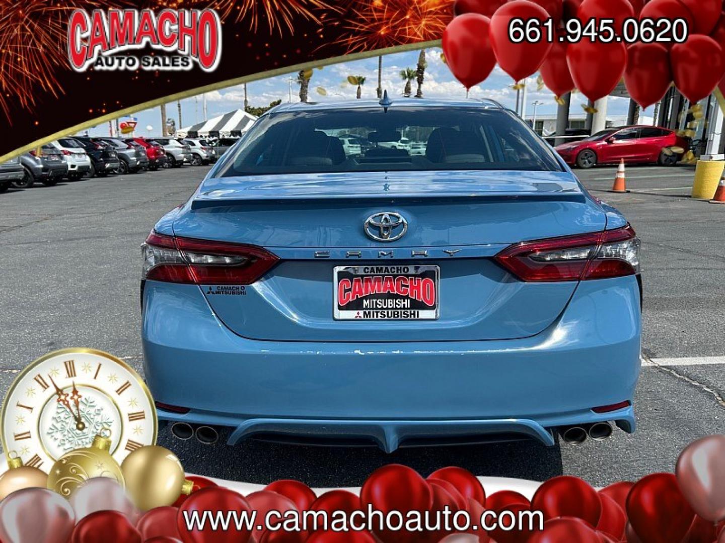 2024 BLUE Toyota Camry (4T1K61AK0RU) with an 4-Cyl 2.5 Liter engine, Automatic 8-Spd transmission, located at 412 Auto Vista Drive, Palmdale, CA, 93551, (661) 945-0620, 34.592636, -118.136681- Photo#2