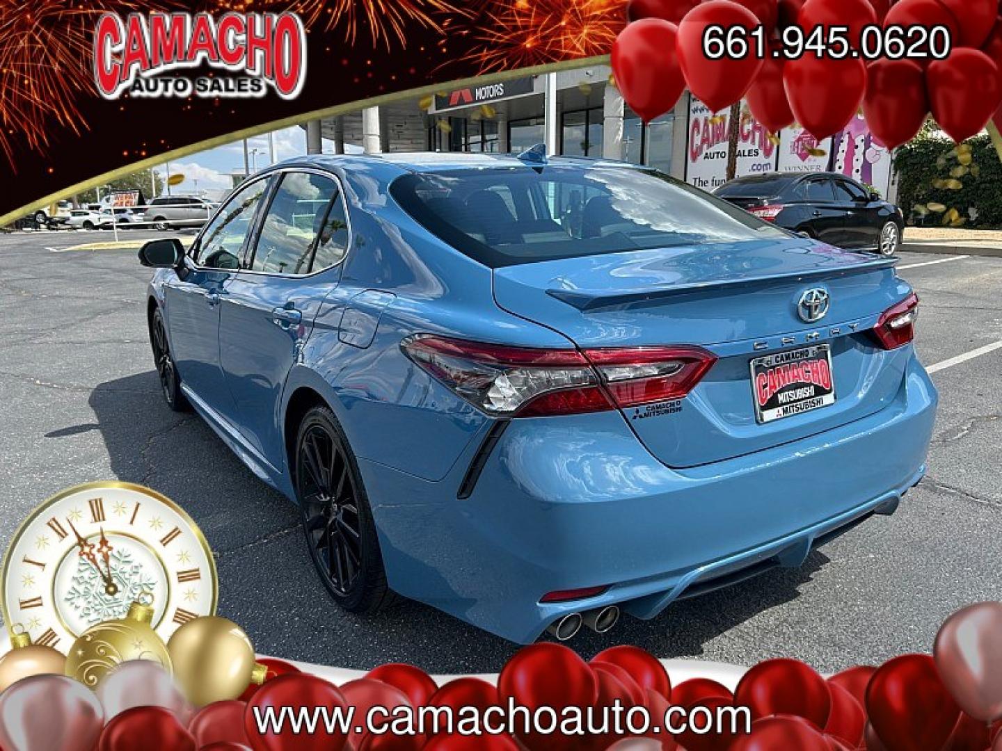 2024 BLUE Toyota Camry (4T1K61AK0RU) with an 4-Cyl 2.5 Liter engine, Automatic 8-Spd transmission, located at 412 Auto Vista Drive, Palmdale, CA, 93551, (661) 945-0620, 34.592636, -118.136681- Photo#3