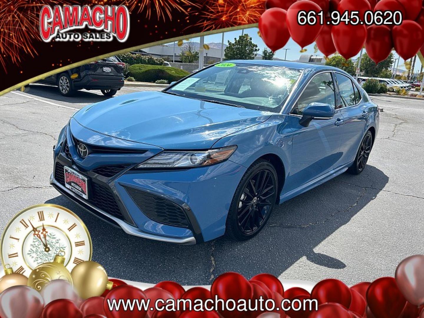 2024 BLUE Toyota Camry (4T1K61AK0RU) with an 4-Cyl 2.5 Liter engine, Automatic 8-Spd transmission, located at 412 Auto Vista Drive, Palmdale, CA, 93551, (661) 945-0620, 34.592636, -118.136681- Photo#5