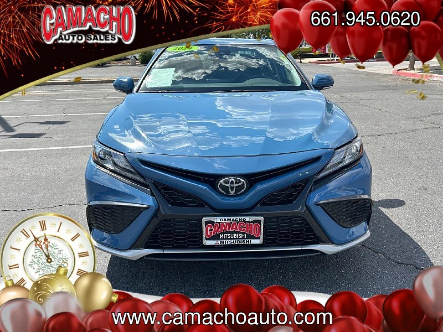 2024 BLUE Toyota Camry (4T1K61AK0RU) with an 4-Cyl 2.5 Liter engine, Automatic 8-Spd transmission, located at 412 Auto Vista Drive, Palmdale, CA, 93551, (661) 945-0620, 34.592636, -118.136681- Photo#6