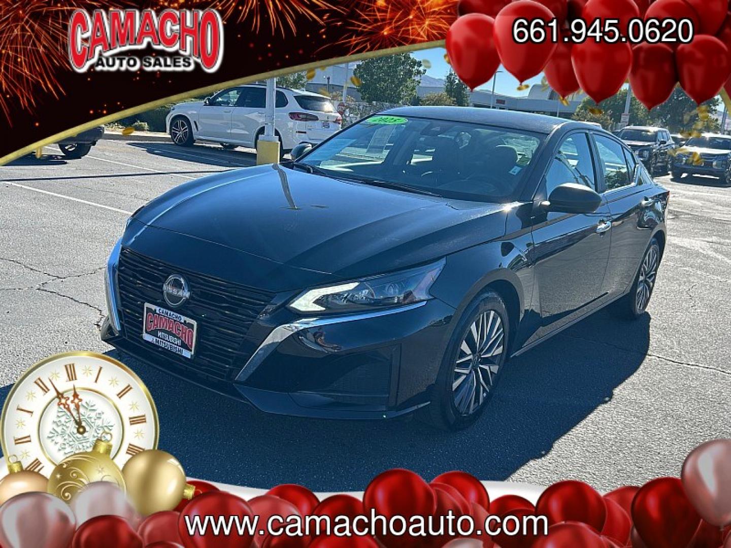 2025 BLACK Nissan Altima (1N4BL4DV8SN) with an 4-Cyl 2.5 Liter engine, Automatic CVT transmission, located at 412 Auto Vista Drive, Palmdale, CA, 93551, (661) 945-0620, 34.592636, -118.136681- Photo#2