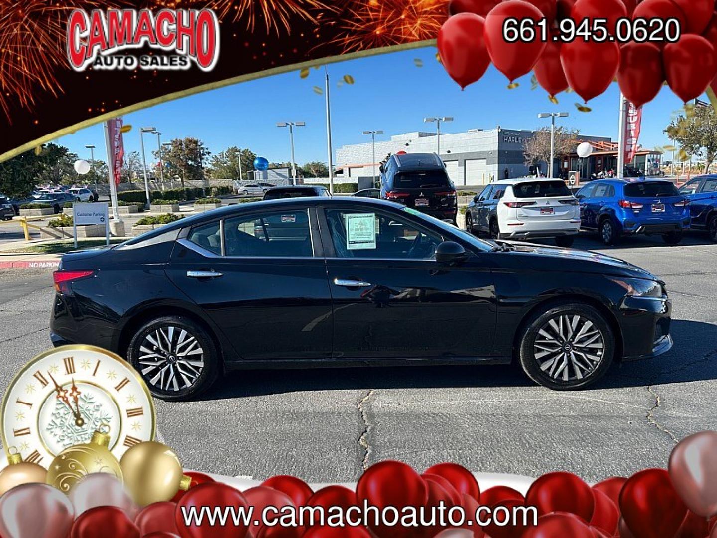 2025 BLACK Nissan Altima (1N4BL4DV8SN) with an 4-Cyl 2.5 Liter engine, Automatic CVT transmission, located at 412 Auto Vista Drive, Palmdale, CA, 93551, (661) 945-0620, 34.592636, -118.136681- Photo#4