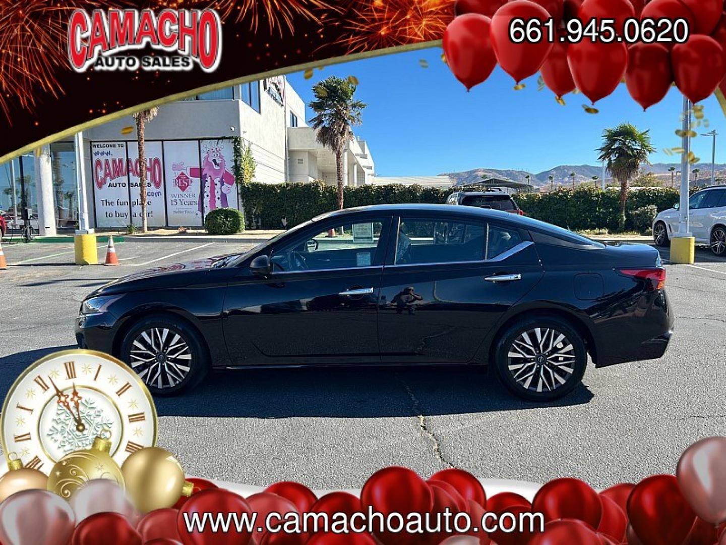 2025 BLACK Nissan Altima (1N4BL4DV8SN) with an 4-Cyl 2.5 Liter engine, Automatic CVT transmission, located at 412 Auto Vista Drive, Palmdale, CA, 93551, (661) 945-0620, 34.592636, -118.136681- Photo#8