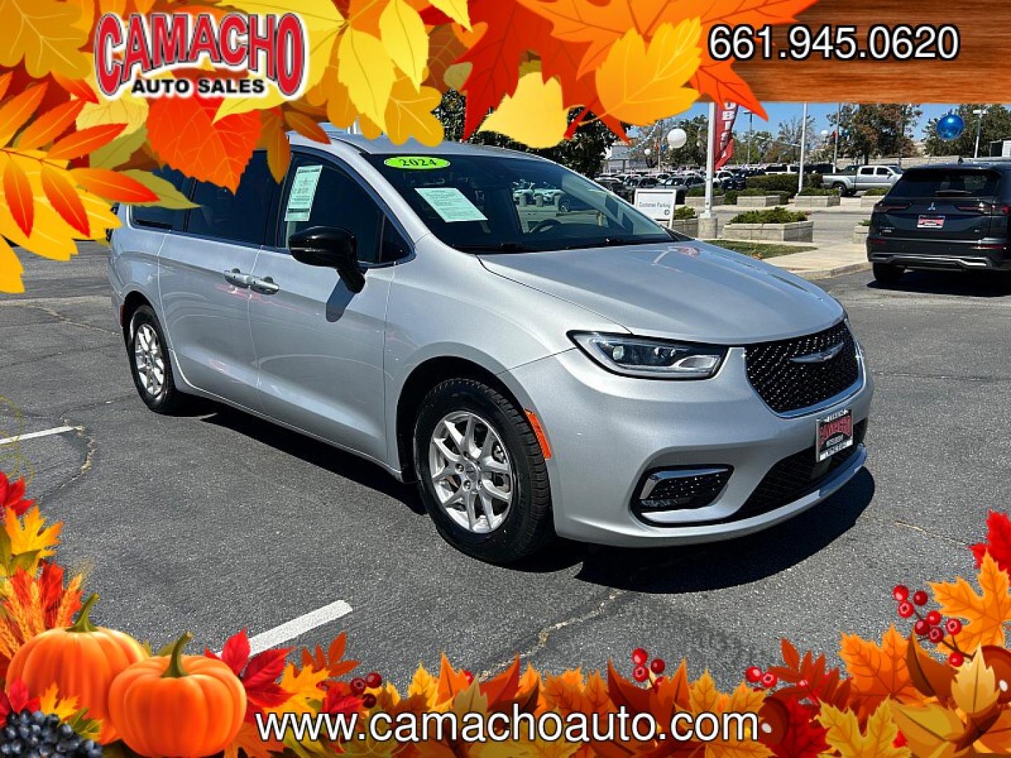 2024 SILVER Chrysler Pacifica (2C4RC1BG0RR) with an V6 3.6 Liter engine, Automatic 9-Spd transmission, located at 412 Auto Vista Drive, Palmdale, CA, 93551, (661) 945-0620, 34.592636, -118.136681- Photo#0