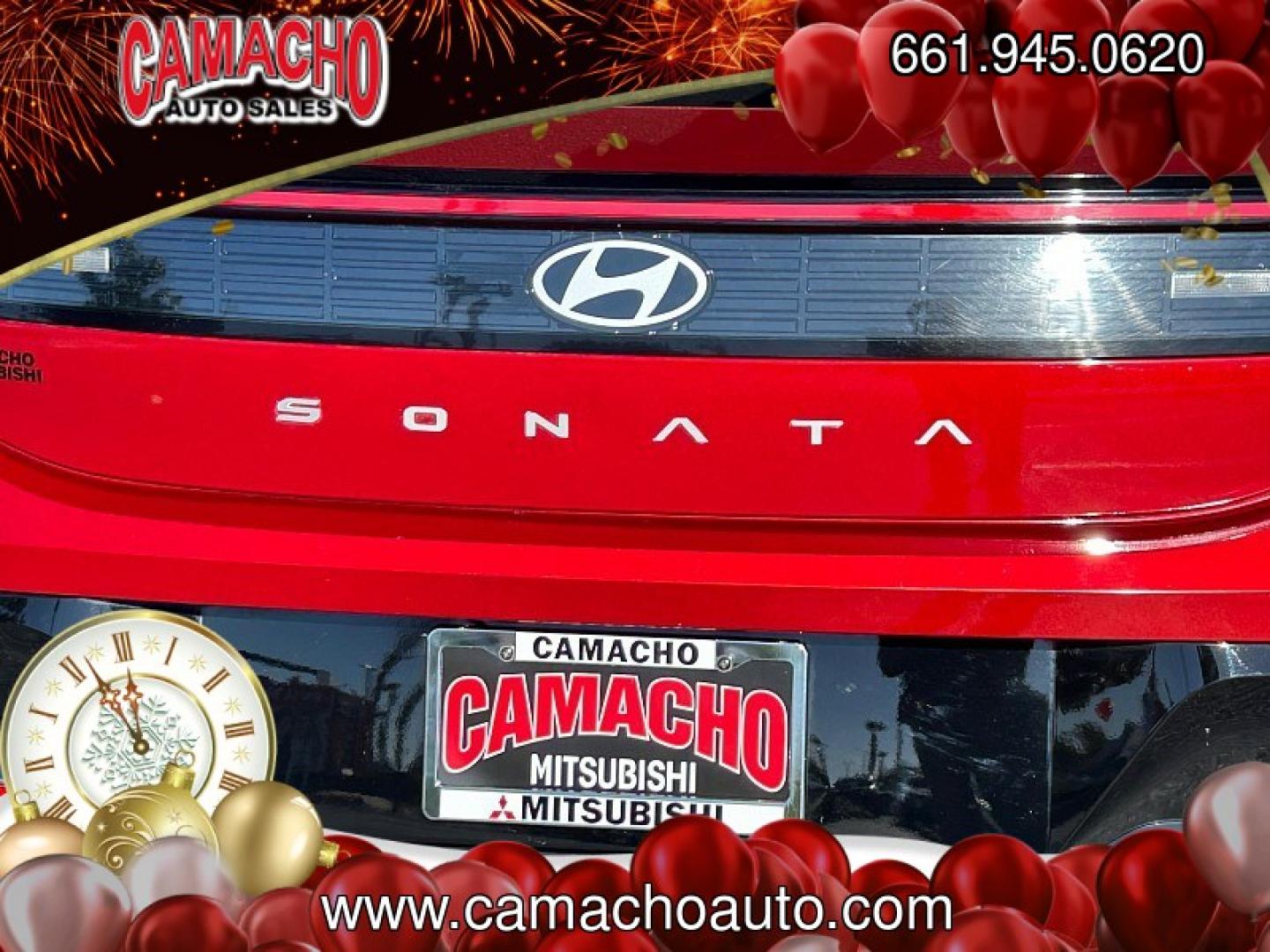 2024 RED Hyundai Sonata (KMHL64JA0RA) with an 4-Cyl 2.5 Liter engine, Automatic 8-Spd transmission, located at 412 Auto Vista Drive, Palmdale, CA, 93551, (661) 945-0620, 34.592636, -118.136681- Photo#15