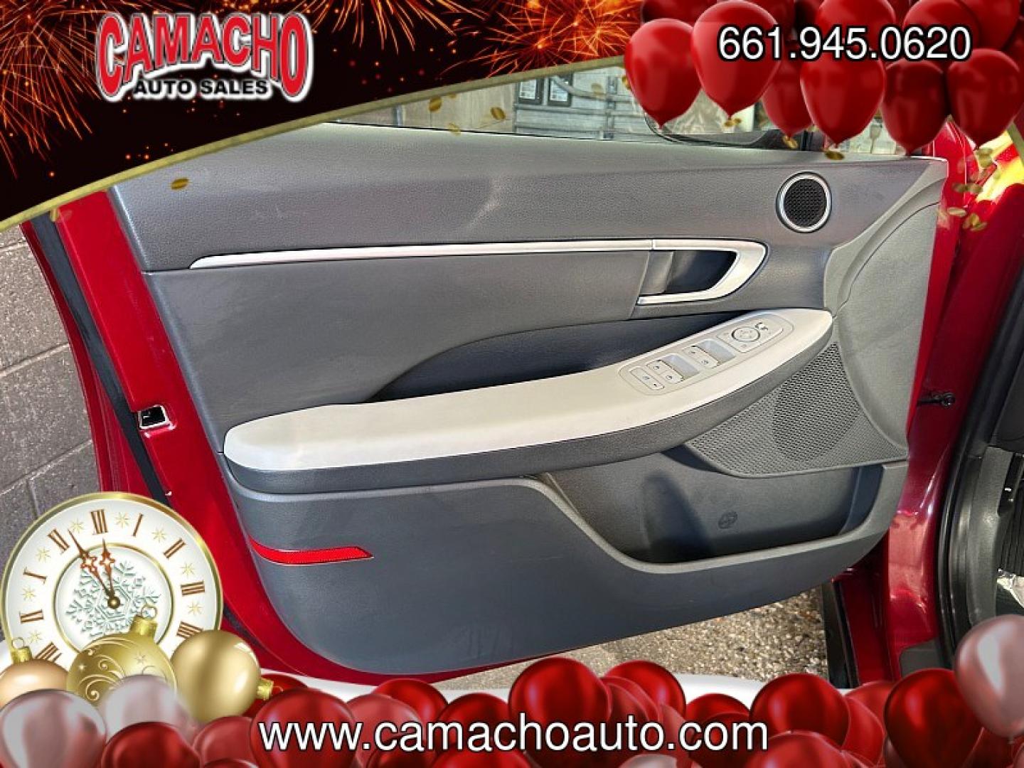 2024 RED Hyundai Sonata (KMHL64JA0RA) with an 4-Cyl 2.5 Liter engine, Automatic 8-Spd transmission, located at 412 Auto Vista Drive, Palmdale, CA, 93551, (661) 945-0620, 34.592636, -118.136681- Photo#16