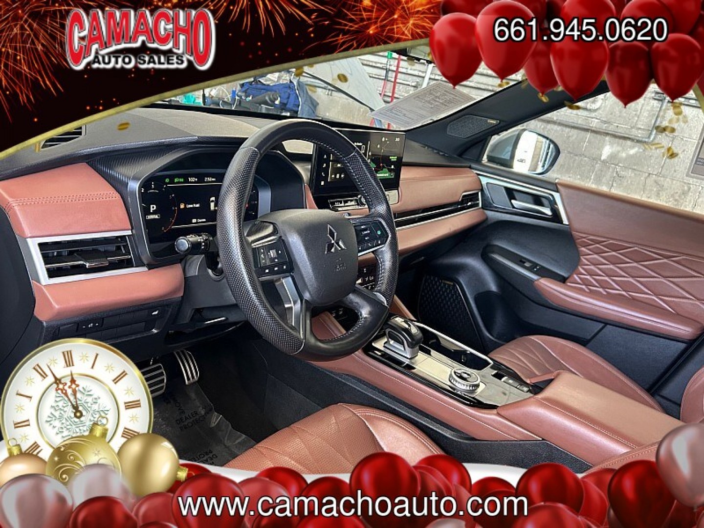 2025 GRAY Mitsubishi Outlander (JA4J3WA86SZ) with an 4-Cyl 2.5 Liter engine, Automatic CVT transmission, located at 412 Auto Vista Drive, Palmdale, CA, 93551, (661) 945-0620, 34.592636, -118.136681- Photo#17