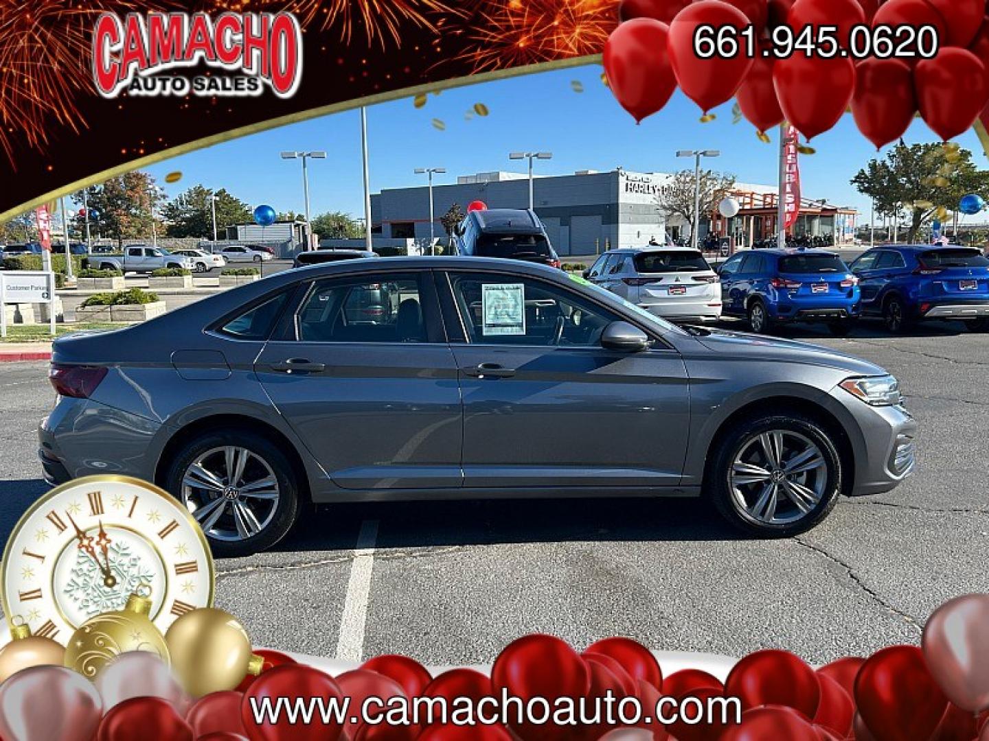 2024 Silver Volkswagen Jetta (3VWEM7BUXRM) with an 4-Cyl Turbo 1.5 Liter engine, Automatic 8-Spd transmission, located at 412 Auto Vista Drive, Palmdale, CA, 93551, (661) 945-0620, 34.592636, -118.136681- Photo#5