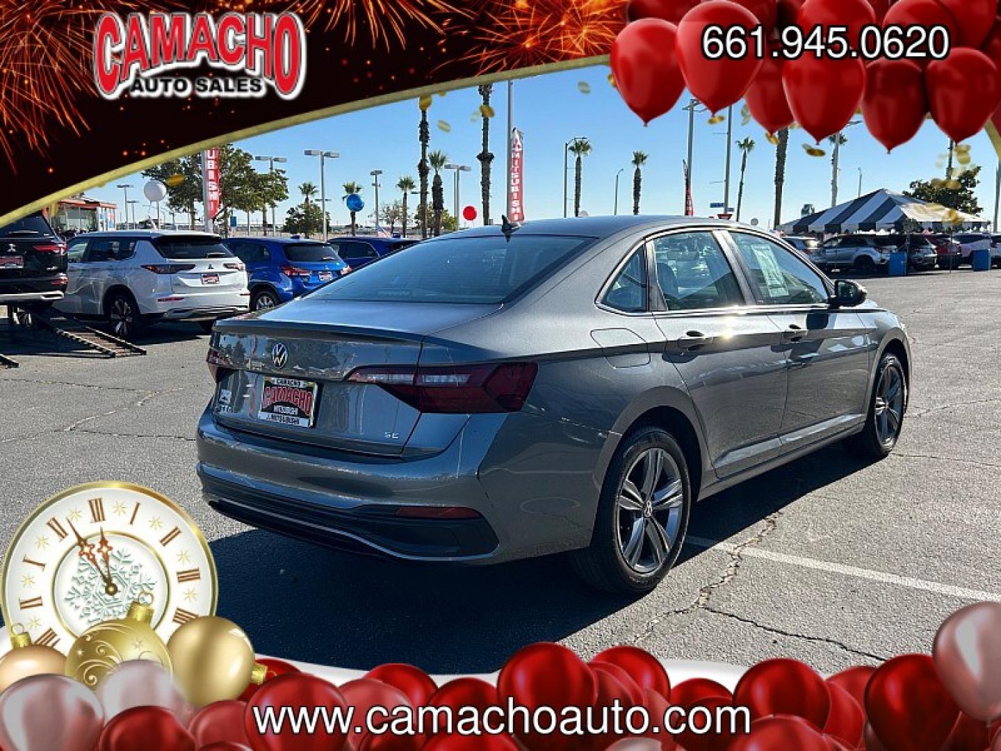 2024 Silver Volkswagen Jetta (3VWEM7BUXRM) with an 4-Cyl Turbo 1.5 Liter engine, Automatic 8-Spd transmission, located at 412 Auto Vista Drive, Palmdale, CA, 93551, (661) 945-0620, 34.592636, -118.136681- Photo#6
