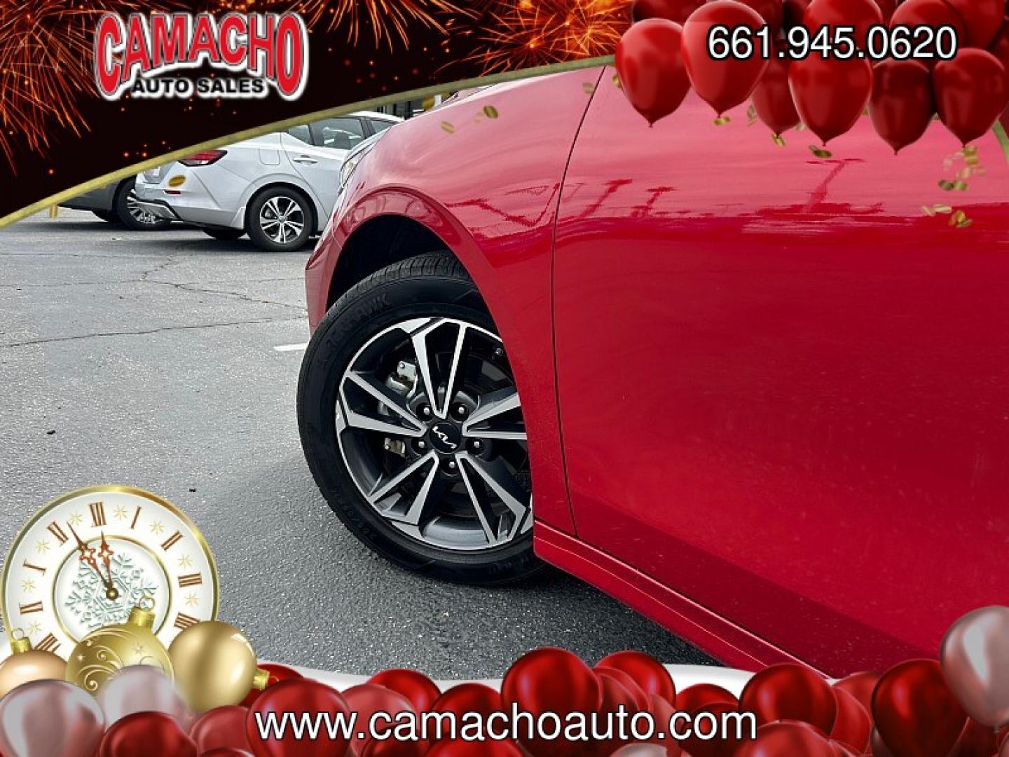 2024 RED Kia Forte (3KPF24AD5RE) with an 4-Cyl 2.0 Liter engine, Automatic IVT transmission, located at 412 Auto Vista Drive, Palmdale, CA, 93551, (661) 945-0620, 34.592636, -118.136681- Photo#6