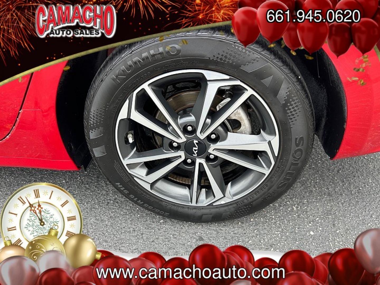 2024 RED Kia Forte (3KPF24AD5RE) with an 4-Cyl 2.0 Liter engine, Automatic IVT transmission, located at 412 Auto Vista Drive, Palmdale, CA, 93551, (661) 945-0620, 34.592636, -118.136681- Photo#13