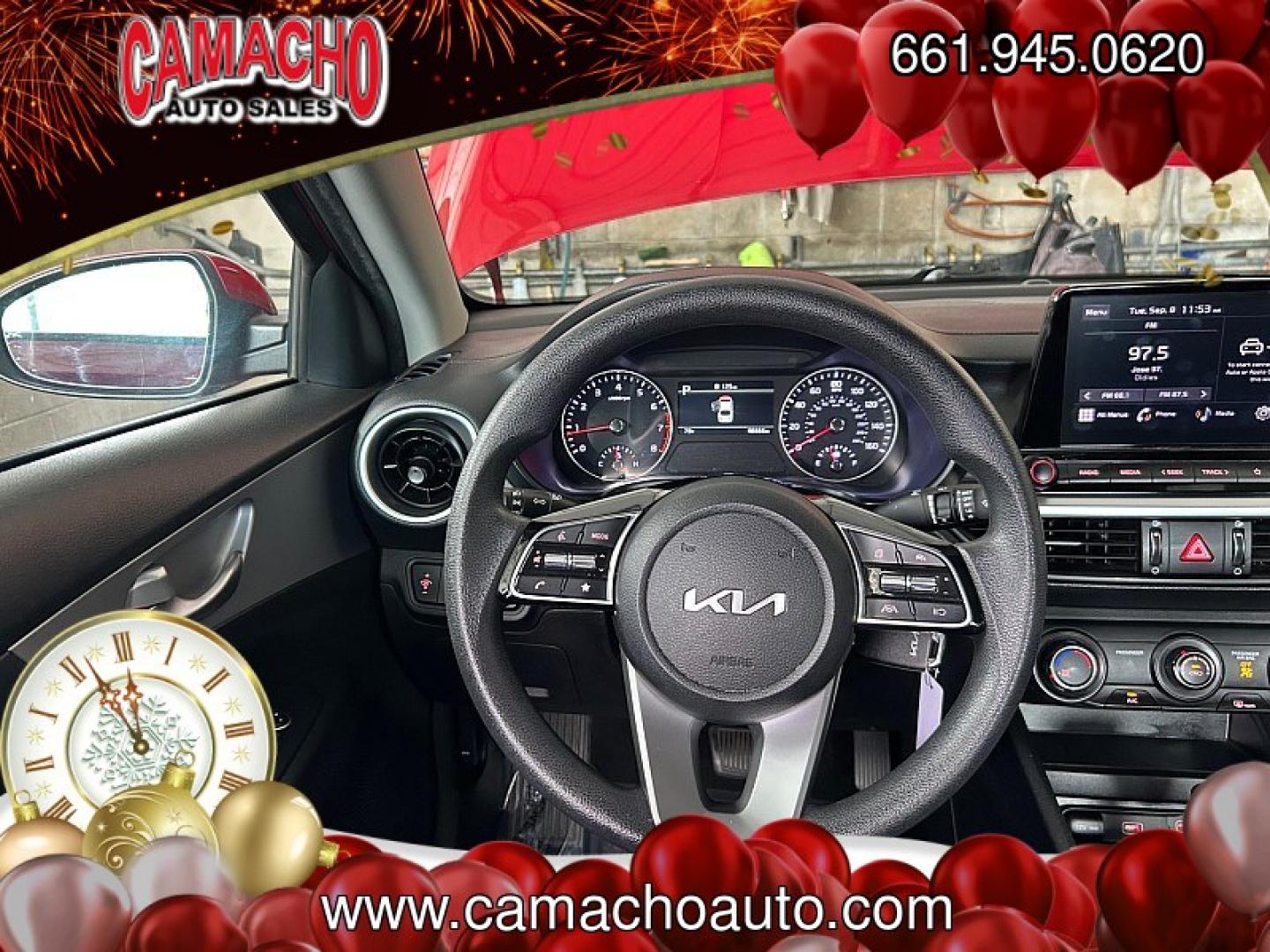 2024 RED Kia Forte (3KPF24AD5RE) with an 4-Cyl 2.0 Liter engine, Automatic IVT transmission, located at 412 Auto Vista Drive, Palmdale, CA, 93551, (661) 945-0620, 34.592636, -118.136681- Photo#20