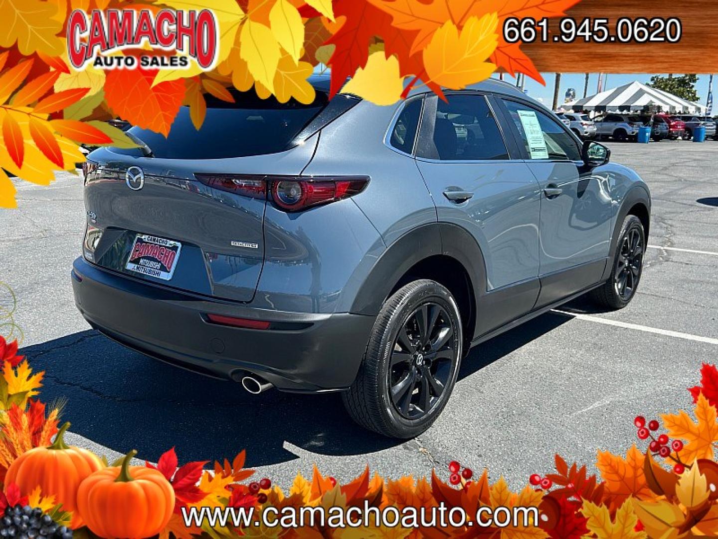 2025 Gray Mazda CX-30 (3MVDMBCM7SM) with an 4-Cyl SKYACTIV-G 2.5 Liter engine, Automatic 6-Spd transmission, located at 412 Auto Vista Drive, Palmdale, CA, 93551, (661) 945-0620, 34.592636, -118.136681- Photo#1