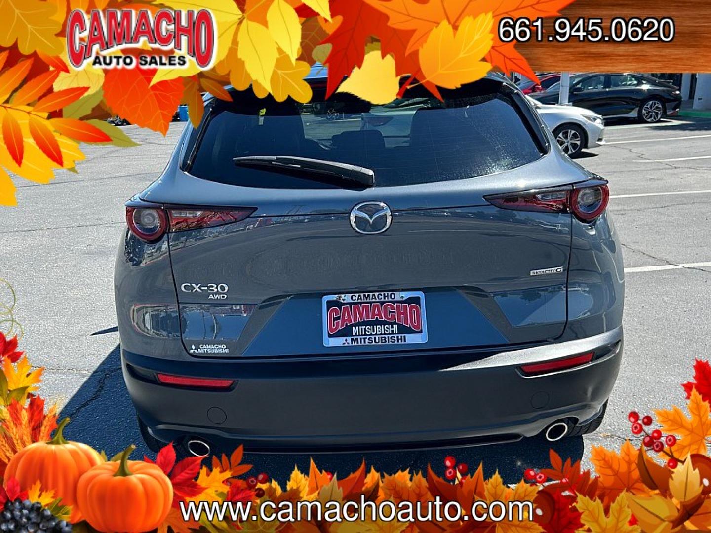 2025 Gray Mazda CX-30 (3MVDMBCM7SM) with an 4-Cyl SKYACTIV-G 2.5 Liter engine, Automatic 6-Spd transmission, located at 412 Auto Vista Drive, Palmdale, CA, 93551, (661) 945-0620, 34.592636, -118.136681- Photo#2