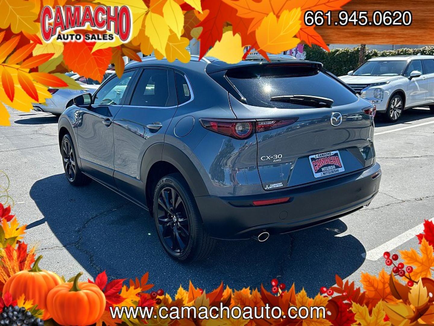2025 Gray Mazda CX-30 (3MVDMBCM7SM) with an 4-Cyl SKYACTIV-G 2.5 Liter engine, Automatic 6-Spd transmission, located at 412 Auto Vista Drive, Palmdale, CA, 93551, (661) 945-0620, 34.592636, -118.136681- Photo#3