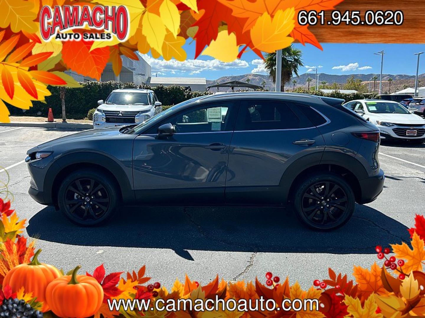 2025 Gray Mazda CX-30 (3MVDMBCM7SM) with an 4-Cyl SKYACTIV-G 2.5 Liter engine, Automatic 6-Spd transmission, located at 412 Auto Vista Drive, Palmdale, CA, 93551, (661) 945-0620, 34.592636, -118.136681- Photo#4