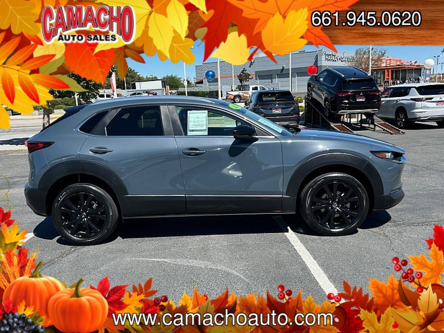 2025 Gray Mazda CX-30 (3MVDMBCM7SM) with an 4-Cyl SKYACTIV-G 2.5 Liter engine, Automatic 6-Spd transmission, located at 412 Auto Vista Drive, Palmdale, CA, 93551, (661) 945-0620, 34.592636, -118.136681- Photo#7