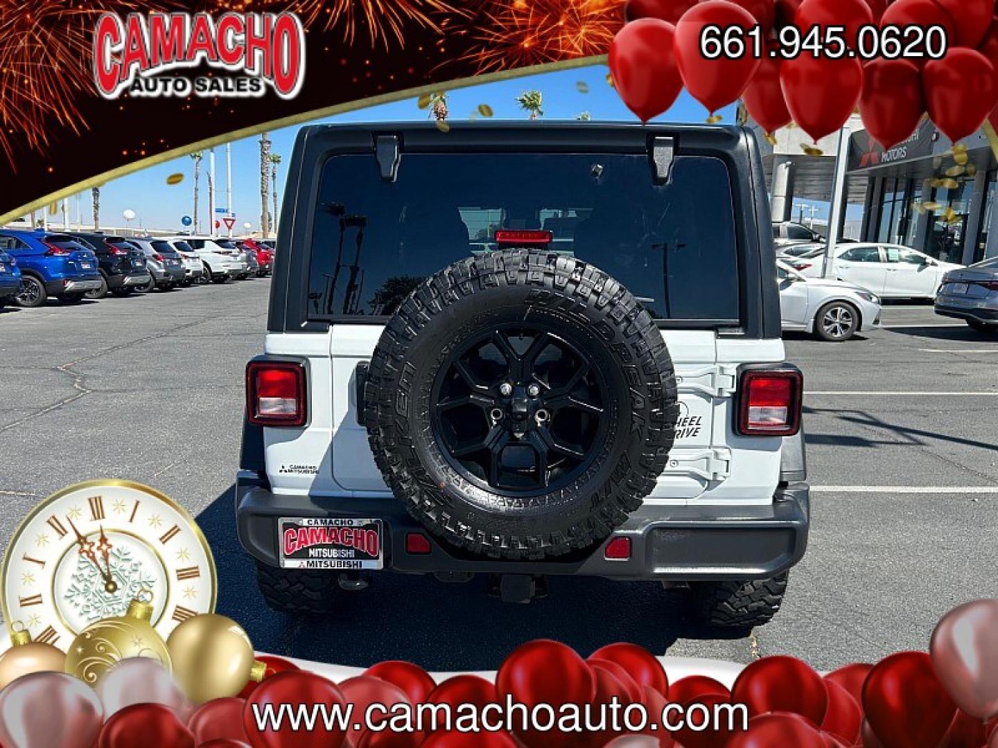 2025 White Jeep Wrangler (1C4PJXDN1SW) , located at 412 Auto Vista Drive, Palmdale, CA, 93551, (661) 945-0620, 34.592636, -118.136681- Photo#7