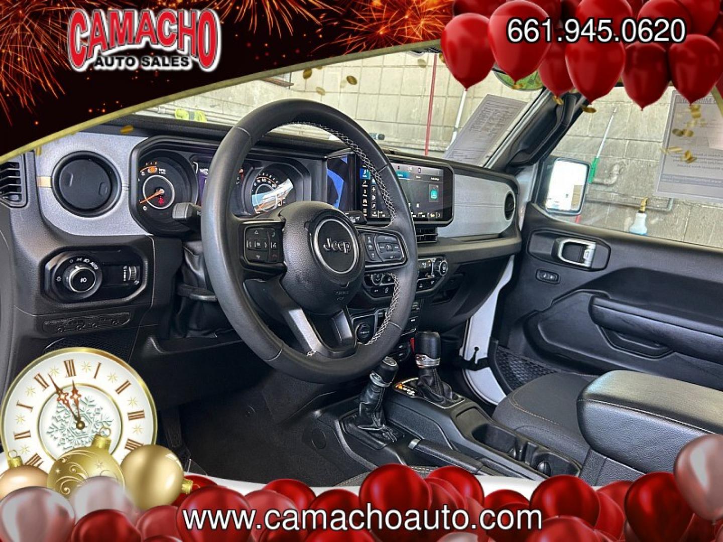2025 White Jeep Wrangler (1C4PJXDN1SW) , located at 412 Auto Vista Drive, Palmdale, CA, 93551, (661) 945-0620, 34.592636, -118.136681- Photo#17