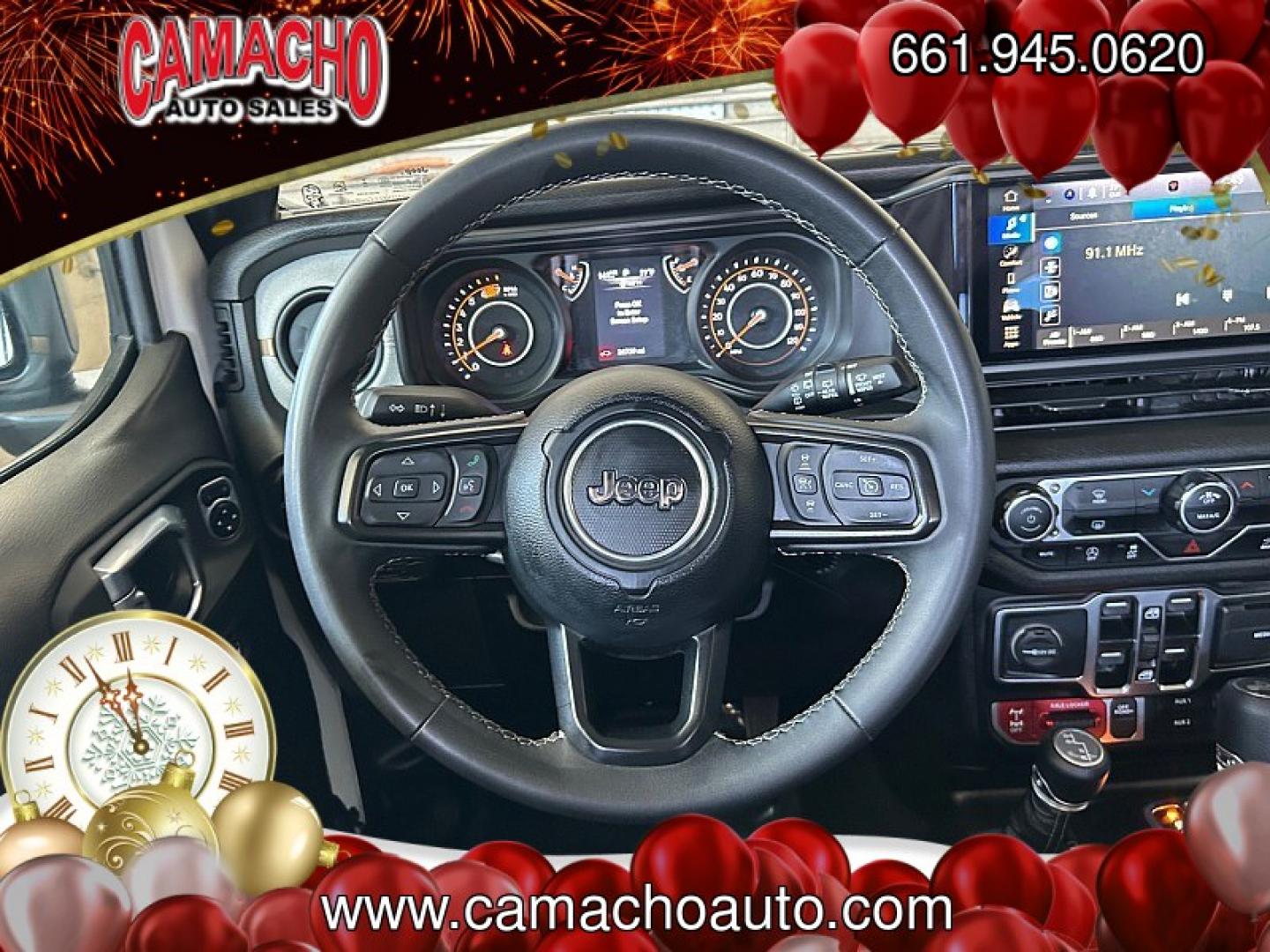 2025 White Jeep Wrangler (1C4PJXDN1SW) , located at 412 Auto Vista Drive, Palmdale, CA, 93551, (661) 945-0620, 34.592636, -118.136681- Photo#19
