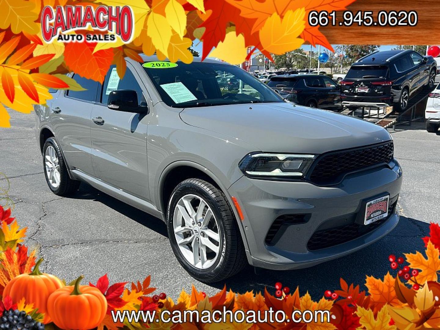 2025 Dodge Durango (1C4RDJDG8SC) with an V6 3.6 Liter engine, Automatic 8-Spd transmission, located at 412 Auto Vista Drive, Palmdale, CA, 93551, (661) 945-0620, 34.592636, -118.136681- Photo#0