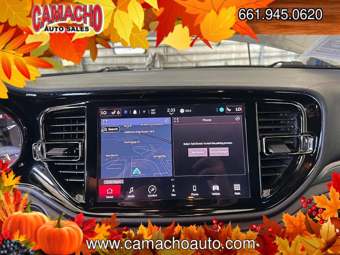 2025 Dodge Durango (1C4RDJDG8SC) with an V6 3.6 Liter engine, Automatic 8-Spd transmission, located at 412 Auto Vista Drive, Palmdale, CA, 93551, (661) 945-0620, 34.592636, -118.136681- Photo#21