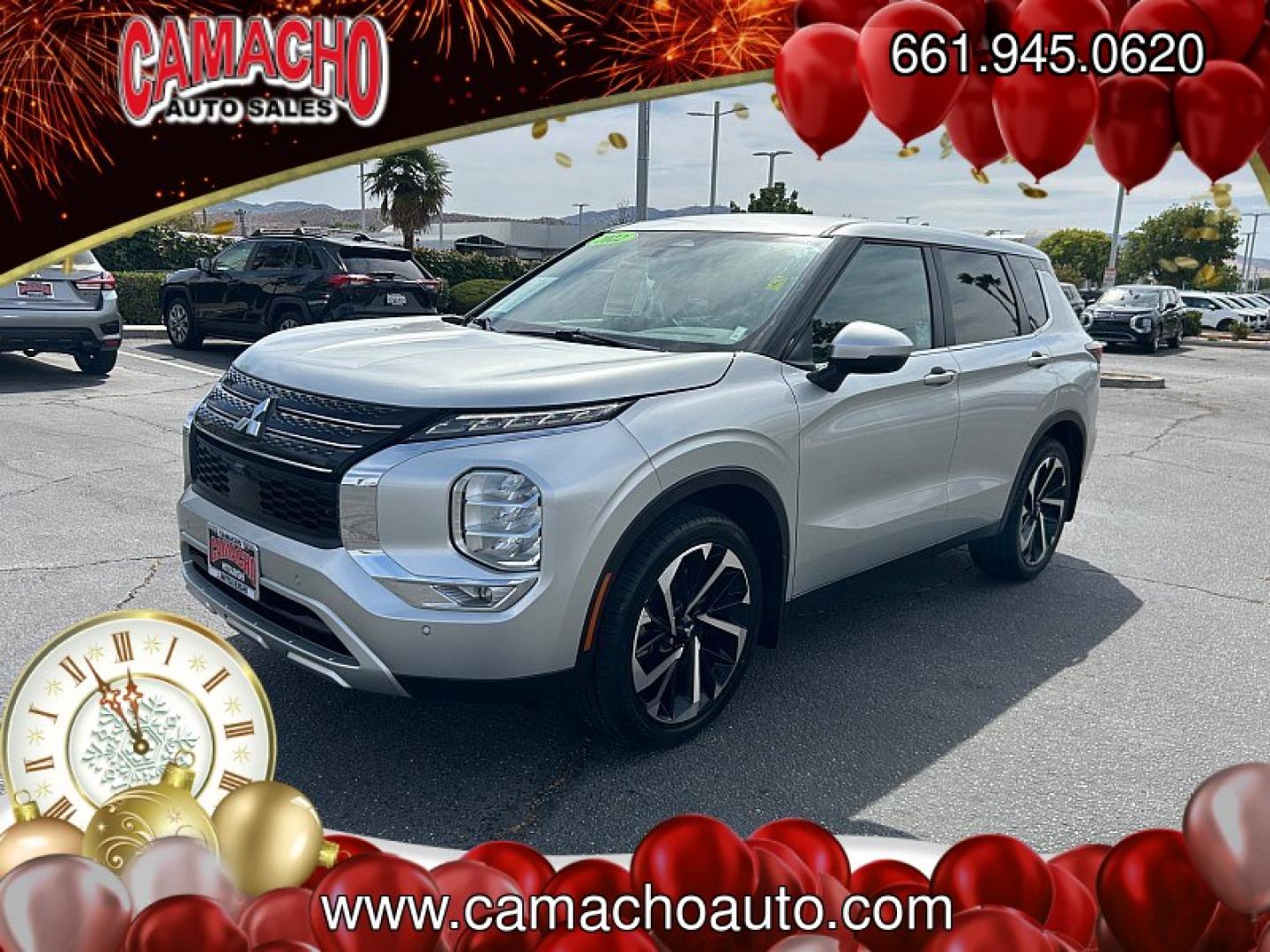 2022 SILVER Mitsubishi Outlander (JA4J3UA86NZ) with an 4-Cyl 2.5 Liter engine, Automatic CVT transmission, located at 412 Auto Vista Drive, Palmdale, CA, 93551, (661) 945-0620, 34.592636, -118.136681- Photo#6