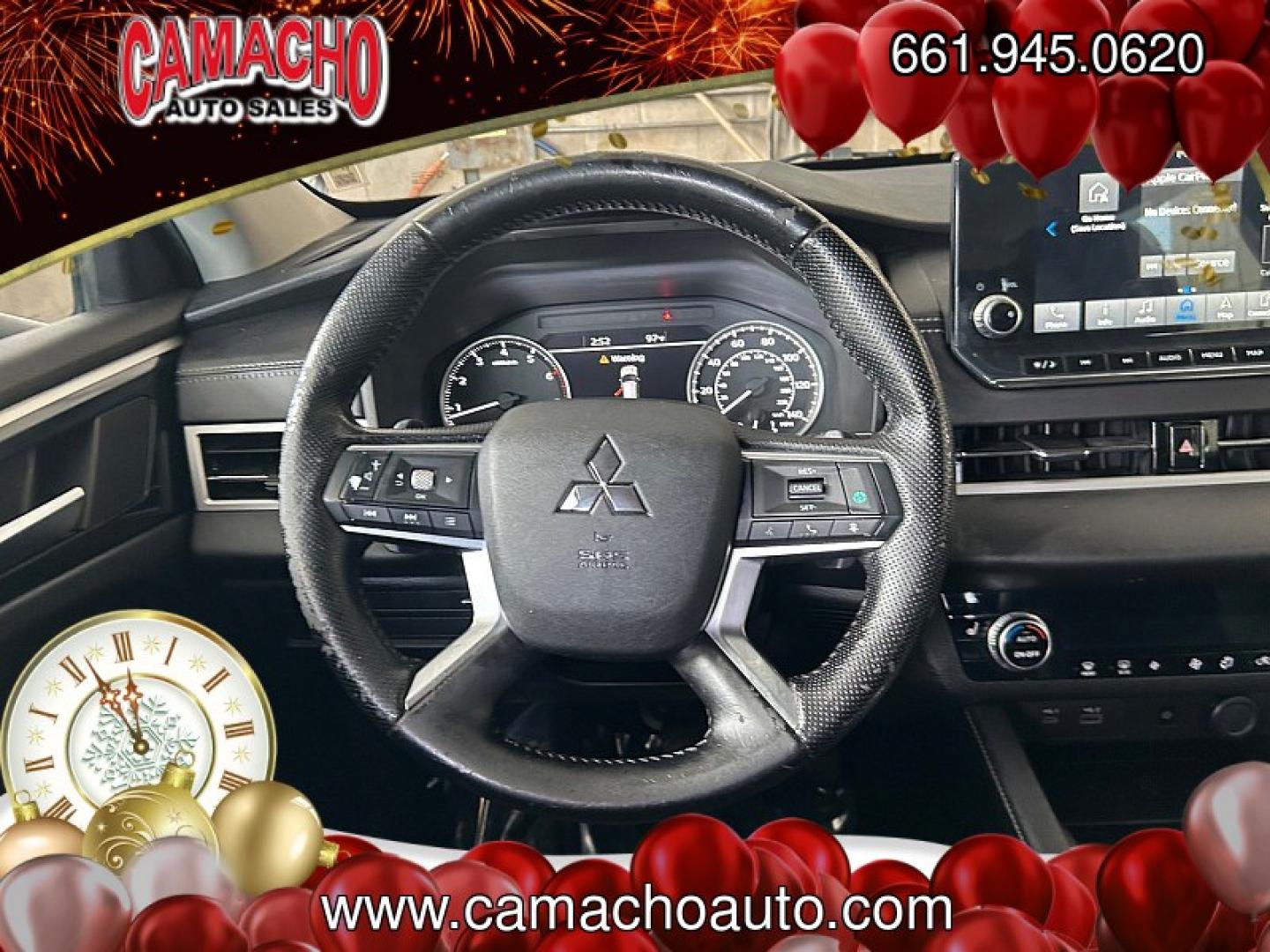 2022 SILVER Mitsubishi Outlander (JA4J3UA86NZ) with an 4-Cyl 2.5 Liter engine, Automatic CVT transmission, located at 412 Auto Vista Drive, Palmdale, CA, 93551, (661) 945-0620, 34.592636, -118.136681- Photo#23