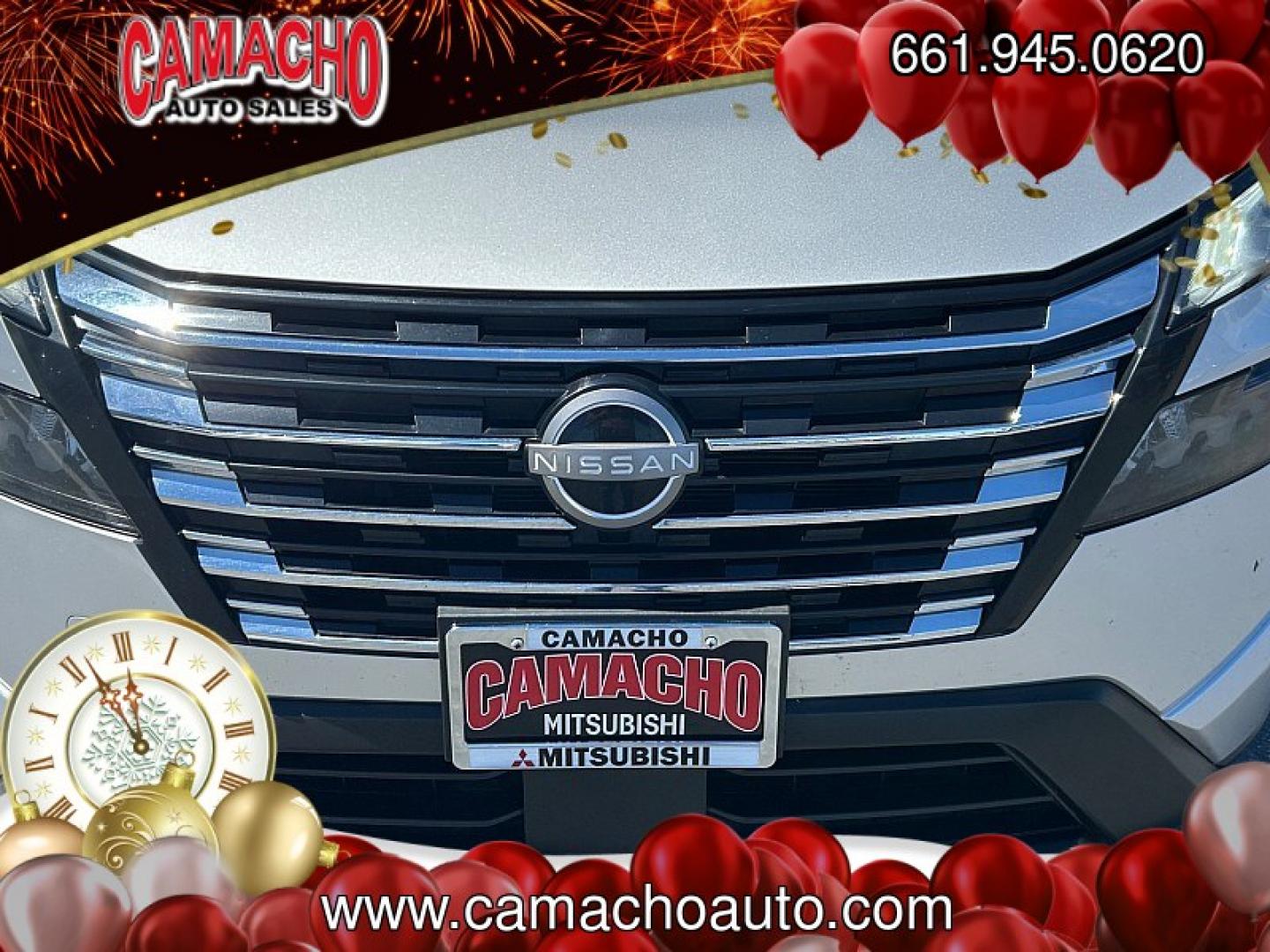 2024 Silver Nissan Rogue (5N1BT3AB7RC) with an 3-Cyl Turbo 1.5 Liter engine, Automatic CVT transmission, located at 412 Auto Vista Drive, Palmdale, CA, 93551, (661) 945-0620, 34.592636, -118.136681- Photo#4