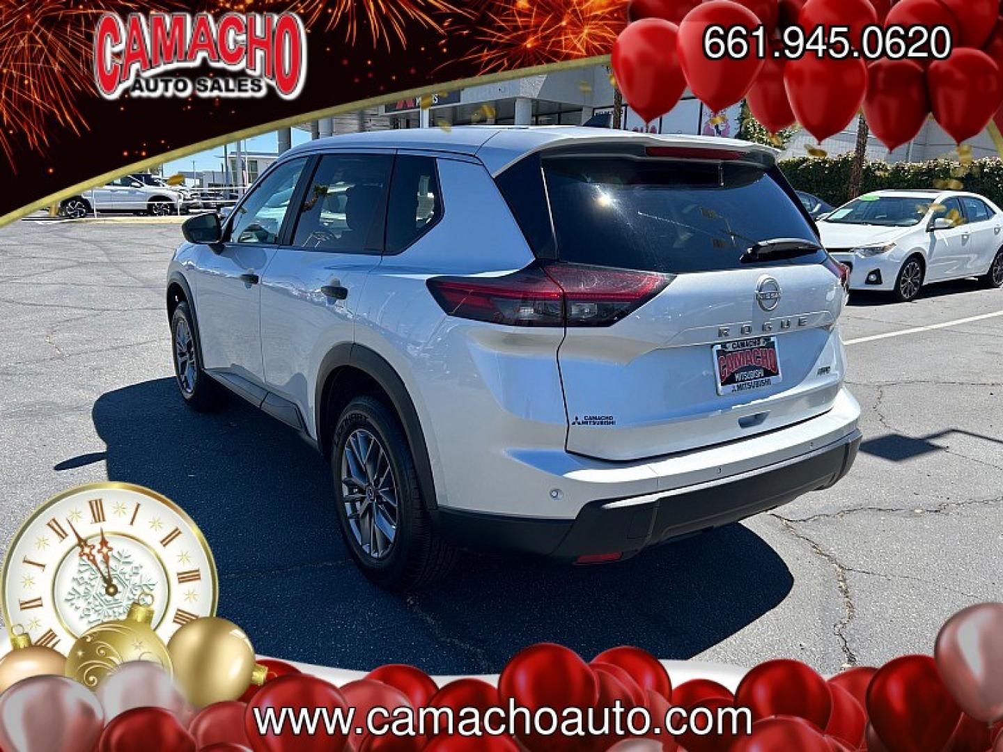 2024 Silver Nissan Rogue (5N1BT3AB7RC) with an 3-Cyl Turbo 1.5 Liter engine, Automatic CVT transmission, located at 412 Auto Vista Drive, Palmdale, CA, 93551, (661) 945-0620, 34.592636, -118.136681- Photo#8