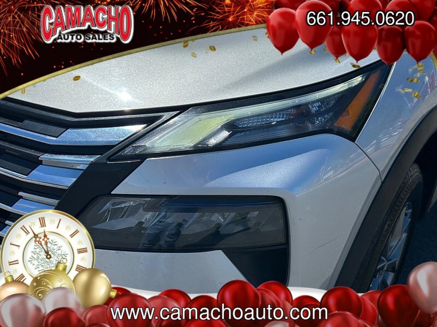 2024 Silver Nissan Rogue (5N1BT3AB7RC) with an 3-Cyl Turbo 1.5 Liter engine, Automatic CVT transmission, located at 412 Auto Vista Drive, Palmdale, CA, 93551, (661) 945-0620, 34.592636, -118.136681- Photo#9