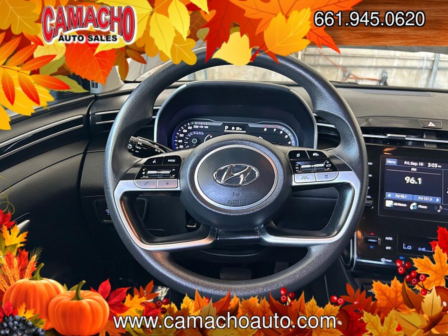 2024 Black Hyundai Tucson (5NMJB3DE0RH) with an 4-Cyl 2.5 Liter engine, Automatic 8-Spd transmission, located at 412 Auto Vista Drive, Palmdale, CA, 93551, (661) 945-0620, 34.592636, -118.136681- Photo#22