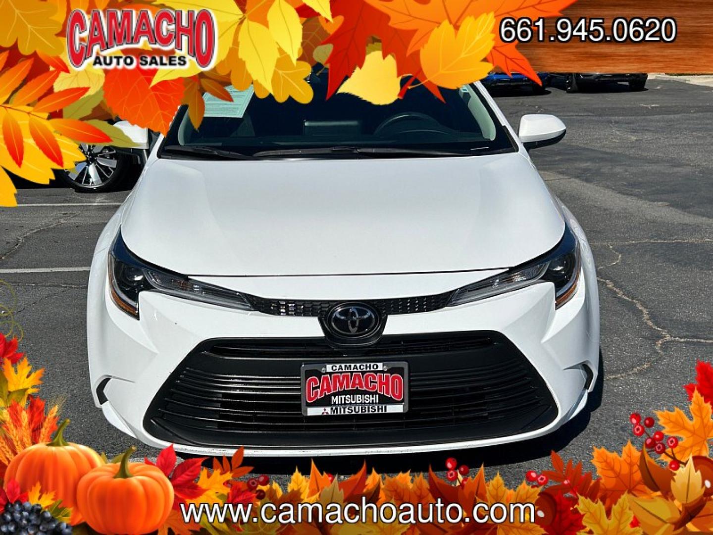 2023 White Toyota Corolla (5YFB4MDE7PP) with an 4-Cyl 2.0 Liter engine, Automatic CVT transmission, located at 412 Auto Vista Drive, Palmdale, CA, 93551, (661) 945-0620, 34.592636, -118.136681- Photo#1
