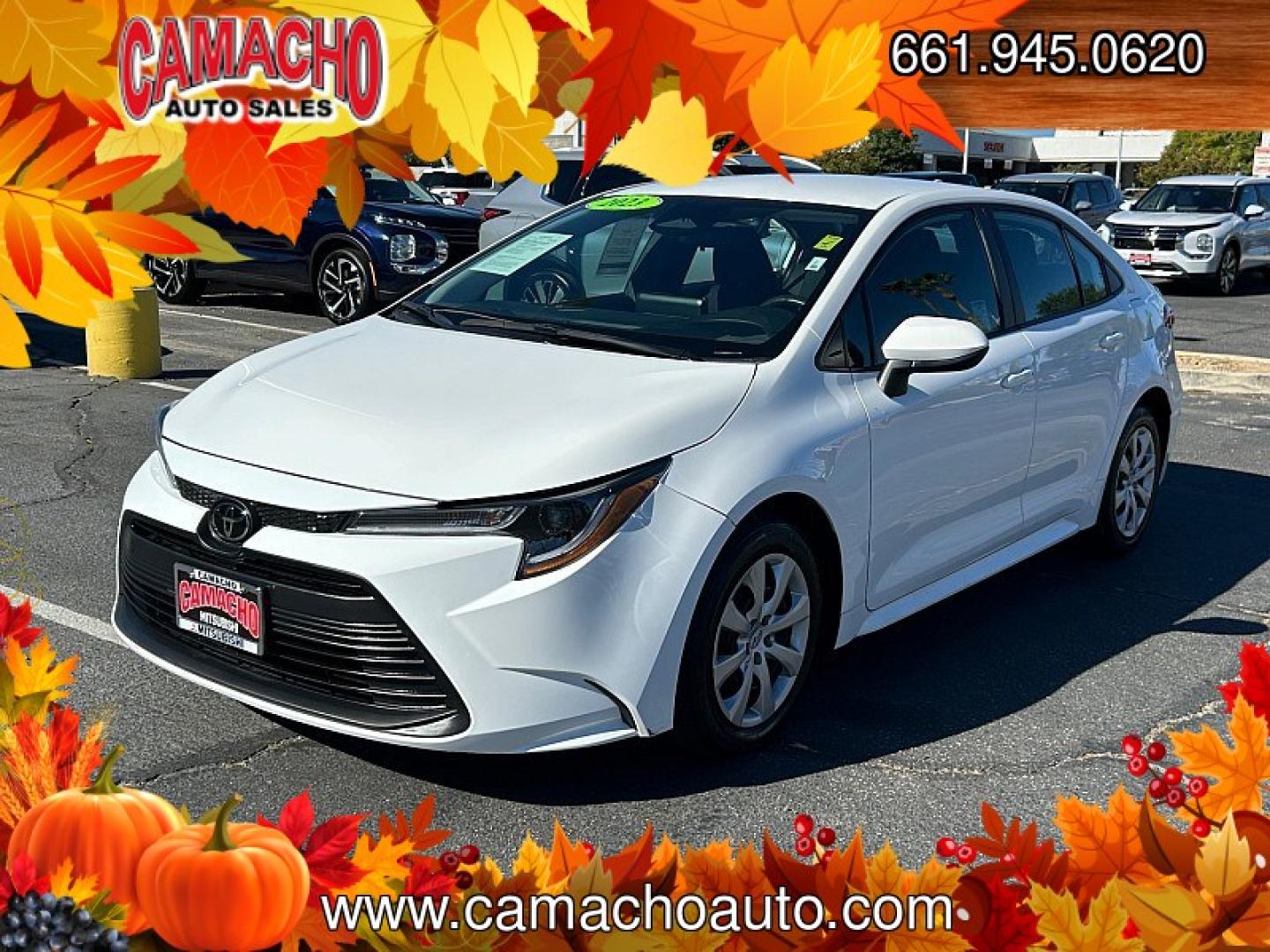 2023 White Toyota Corolla (5YFB4MDE7PP) with an 4-Cyl 2.0 Liter engine, Automatic CVT transmission, located at 412 Auto Vista Drive, Palmdale, CA, 93551, (661) 945-0620, 34.592636, -118.136681- Photo#6