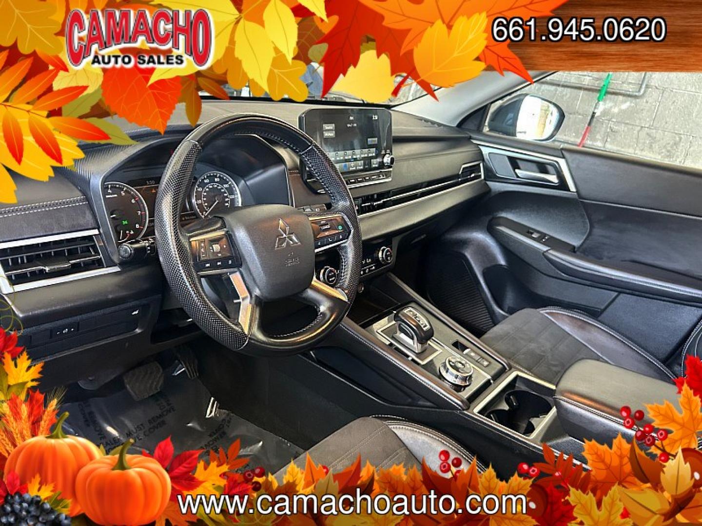 2024 Blue Mitsubishi Outlander (JA4J3VA88RZ) with an 4-Cyl 2.5 Liter engine, Automatic CVT transmission, located at 412 Auto Vista Drive, Palmdale, CA, 93551, (661) 945-0620, 34.592636, -118.136681- Photo#23