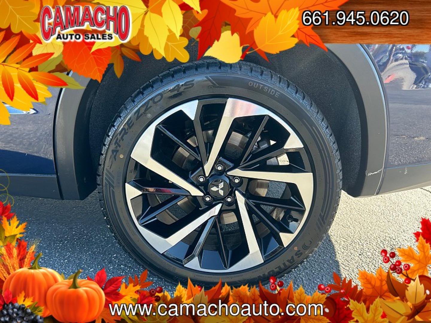 2024 Blue Mitsubishi Outlander (JA4J3VA88RZ) with an 4-Cyl 2.5 Liter engine, Automatic CVT transmission, located at 412 Auto Vista Drive, Palmdale, CA, 93551, (661) 945-0620, 34.592636, -118.136681- Photo#27