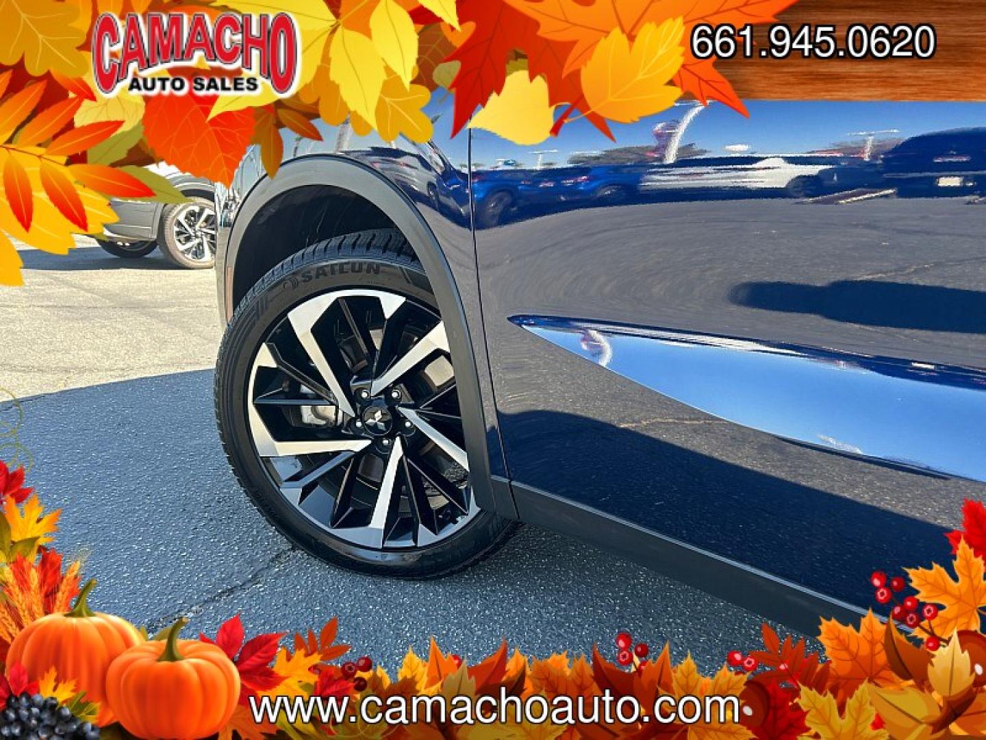 2024 Blue Mitsubishi Outlander (JA4J3VA88RZ) with an 4-Cyl 2.5 Liter engine, Automatic CVT transmission, located at 412 Auto Vista Drive, Palmdale, CA, 93551, (661) 945-0620, 34.592636, -118.136681- Photo#11