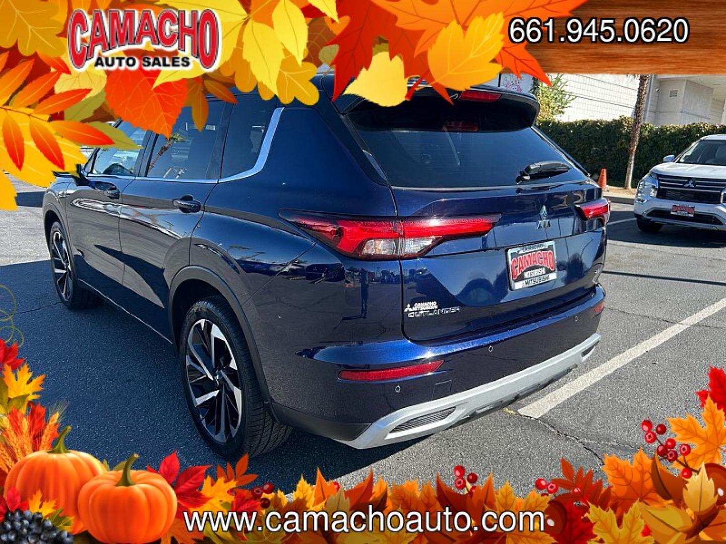 2024 Blue Mitsubishi Outlander (JA4J3VA88RZ) with an 4-Cyl 2.5 Liter engine, Automatic CVT transmission, located at 412 Auto Vista Drive, Palmdale, CA, 93551, (661) 945-0620, 34.592636, -118.136681- Photo#4