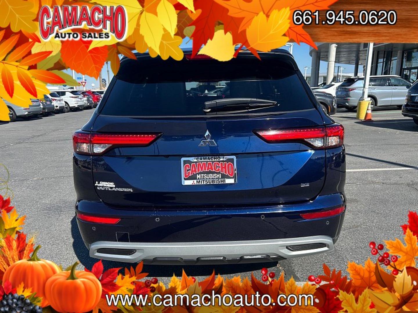2024 Blue Mitsubishi Outlander (JA4J3VA88RZ) with an 4-Cyl 2.5 Liter engine, Automatic CVT transmission, located at 412 Auto Vista Drive, Palmdale, CA, 93551, (661) 945-0620, 34.592636, -118.136681- Photo#8