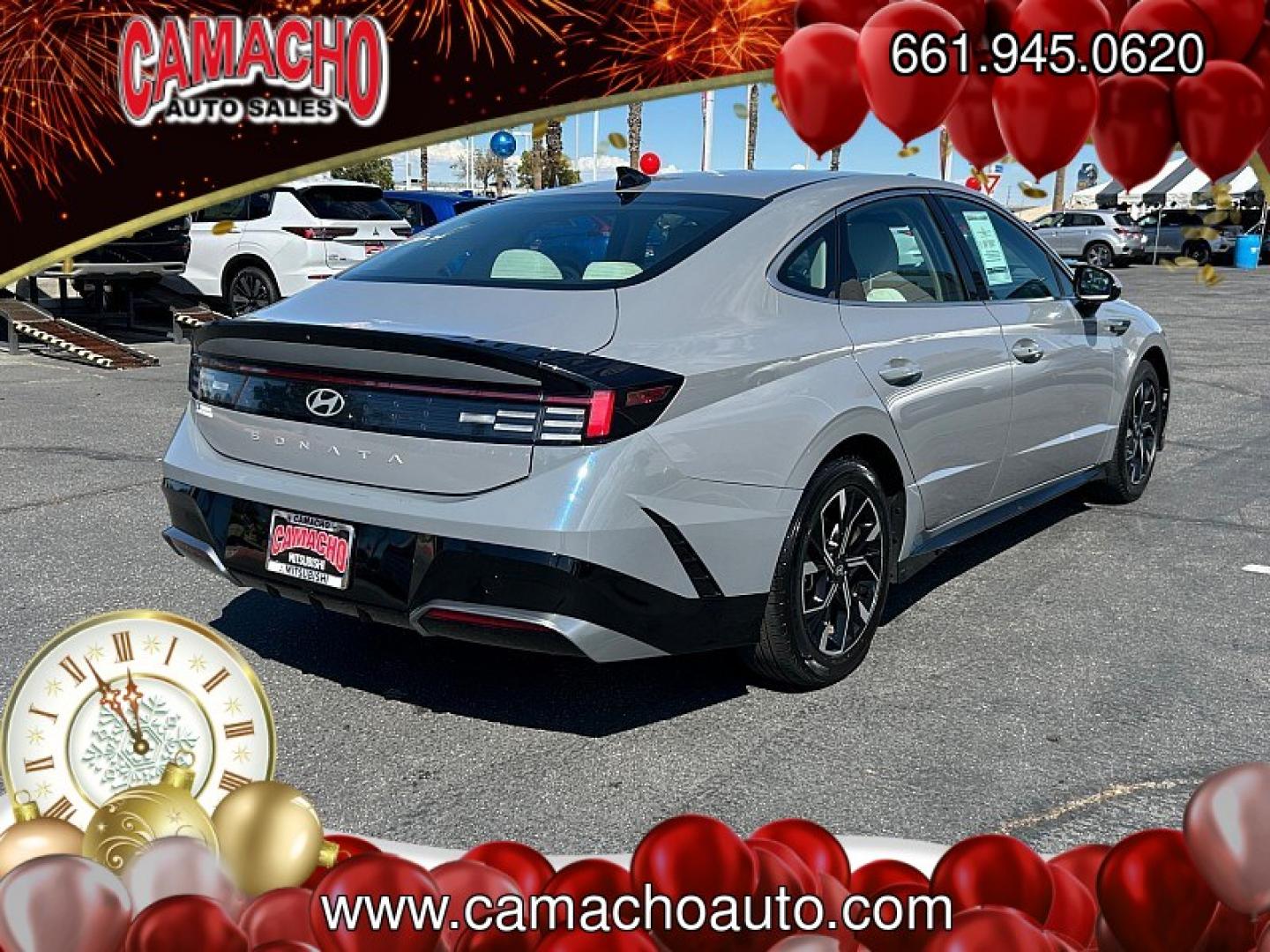 2024 Blue Hyundai Sonata (KMHL64JA4RA) with an 4-Cyl 2.5 Liter engine, Automatic 8-Spd transmission, located at 412 Auto Vista Drive, Palmdale, CA, 93551, (661) 945-0620, 34.592636, -118.136681- Photo#5