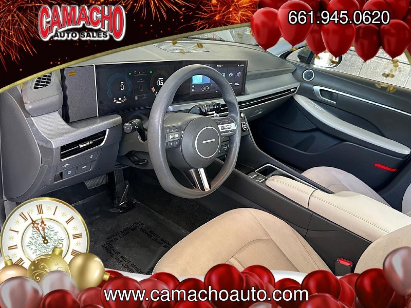 2024 Blue Hyundai Sonata (KMHL64JA4RA) with an 4-Cyl 2.5 Liter engine, Automatic 8-Spd transmission, located at 412 Auto Vista Drive, Palmdale, CA, 93551, (661) 945-0620, 34.592636, -118.136681- Photo#17