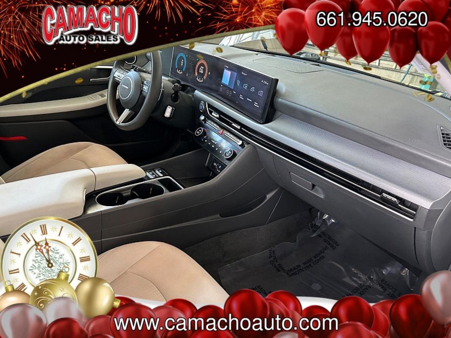 2024 Blue Hyundai Sonata (KMHL64JA4RA) with an 4-Cyl 2.5 Liter engine, Automatic 8-Spd transmission, located at 412 Auto Vista Drive, Palmdale, CA, 93551, (661) 945-0620, 34.592636, -118.136681- Photo#29